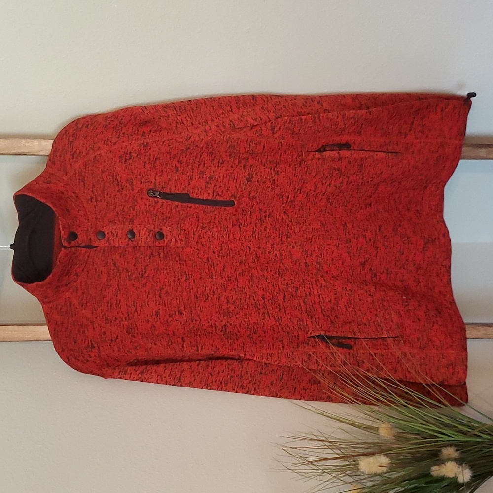 Ocean & Coast Men's Red & Black Pullover Jacket | XL